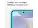 Accezz Protection d'écran en verre trempé Samsung Galaxy S24 Plus - Transparent