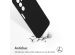 Accezz Coque Liquid Silicone Samsung Galaxy A25 - Noir