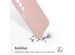Accezz Coque Liquid Silicone Samsung Galaxy A25 - Rose