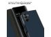 Selencia Étui de téléphone portefeuille en cuir véritable Samsung Galaxy A15 (5G/4G) - Bleu