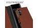 Selencia Étui de téléphone portefeuille en cuir véritable Samsung Galaxy A15 (5G/4G) - Brun clair