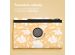 iMoshion Coque tablette Design rotatif à 360° Samsung Galaxy Tab S9 FE Plus - Yellow Flowers