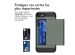 iMoshion Coque arrière avec porte-cartes iPhone SE (2022 / 2020) / 8 / 7 - Vert foncé