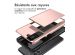 iMoshion Coque arrière avec porte-cartes Samsung Galaxy S21 FE - Rose Dorée