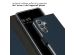 Selencia Étui de téléphone portefeuille en cuir véritable Samsung Galaxy S24 - Bleu