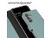 Selencia Étui de téléphone portefeuille en cuir véritable Samsung Galaxy S24 - Air Blue