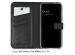 Selencia Étui de téléphone portefeuille en cuir véritable Samsung Galaxy S24 - Noir