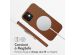 Accezz Coque arrière en cuir avec MagSafe iPhone 12 (Pro) - Sienna Brown