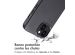 Accezz Coque arrière en cuir avec MagSafe iPhone 13 - Onyx Black