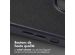 Accezz Coque arrière en cuir avec MagSafe iPhone 13 - Onyx Black
