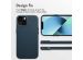 Accezz Coque arrière en cuir avec MagSafe iPhone 13 - Nightfall Blue
