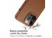 Accezz Coque arrière en cuir avec MagSafe iPhone 13 Pro - Sienna Brown