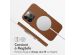 Accezz Coque arrière en cuir avec MagSafe iPhone 13 Pro - Sienna Brown
