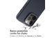 Accezz Coque arrière en cuir avec MagSafe iPhone 14 Pro - Onyx Black