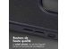 Accezz Coque arrière en cuir avec MagSafe iPhone 14 Pro - Onyx Black