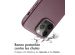 Accezz Coque arrière en cuir avec MagSafe iPhone 14 Pro Max - Heath Purple