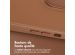 Accezz Coque arrière en cuir avec MagSafe iPhone 14 Pro Max - Sienna Brown