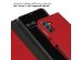 Selencia Étui de téléphone portefeuille en cuir véritable Samsung Galaxy A25 - Rouge