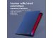 Accezz Housse Classic Tablet Stand iPad Pro 12.9 (2022) / Pro 12.9 (2021) / Pro 12.9 (2020) - Bleu foncé