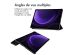iMoshion Coque tablette Design Trifold Samsung Tab S9 FE / Tab S9 - Don't touch