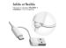 iMoshion Câble de chargement Apple Watch USB-C et USB-A - 1 mètre - Blanc
