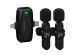 iMoshion Pack Duo Microphone pour téléphone - Micro cravate - Sans fil - Bluetooth / Lightning / USB-C
