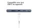 iMoshion Braided USB-C vers câble USB-A - 1 mètre - Blanc