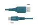 iMoshion Braided USB-C vers câble USB - 2 mètre - Bleu foncé