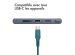 iMoshion Braided USB-C vers câble USB - 2 mètre - Bleu foncé