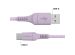 iMoshion Braided USB-C vers câble USB - 1 mètre - Lilas
