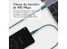 iMoshion Braided USB-C vers câble USB-C - 1 mètre - Bleu foncé