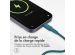 iMoshion ﻿Câble Lightning vers USB - Non MFi - Textile tressé - 1 mètre - Bleu foncé