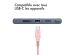 iMoshion Braided USB-C vers câble USB-C - 1 mètre - Rose