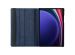 iMoshion Coque tablette rotatif à 360° Samsung Galaxy Tab S9 Plus / Tab S9 FE Plus - Bleu foncé