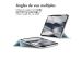 iMoshion Magnetic etui de téléphone portefeuille iPad Air 5 (2022) / Air 4 (2020) - Bleu clair
