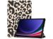 iMoshion Coque tablette Design Trifold Samsung Galaxy Tab S9 - Leopard