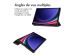 iMoshion Coque tablette Design Trifold Samsung Galaxy Tab S9 - Black Marble