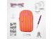 Selencia ﻿Pochette pour téléphone - Stripes Pink Orange