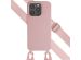 Selencia Coque silicone avec cordon amovible iPhone 15 Pro - Sand Pink