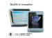 iMoshion Étui de téléphone portefeuille Luxe Samsung Galaxy Z Flip 5 - Bleu clair