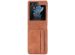 iMoshion Étui de téléphone portefeuille Luxe Samsung Galaxy Z Flip 5 - Brun