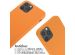 iMoshion ﻿Coque en silicone avec cordon iPhone 12 (Pro) - Orange