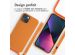 iMoshion ﻿Coque en silicone avec cordon iPhone 14 - Orange