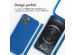 iMoshion ﻿Coque en silicone avec cordon iPhone 12 (Pro) - Bleu