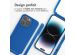 iMoshion ﻿Coque en silicone avec cordon iPhone 14 Pro - Bleu
