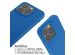 iMoshion ﻿Coque en silicone avec cordon iPhone 14 Pro - Bleu