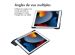 iMoshion Coque tablette rigide Trifold iPad 9 (2021) 10.2 pouces / iPad 8 (2020) 10.2 pouces / iPad 7 (2019) 10.2 pouces - Bleu foncé