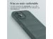iMoshion Coque arrière EasyGrip iPhone 12 - Vert foncé