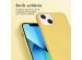 iMoshion Coque de couleur avec cordon amovible iPhone 13 - Jaune