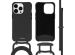 iMoshion Coque de couleur avec cordon amovible iPhone 13 Pro - Noir